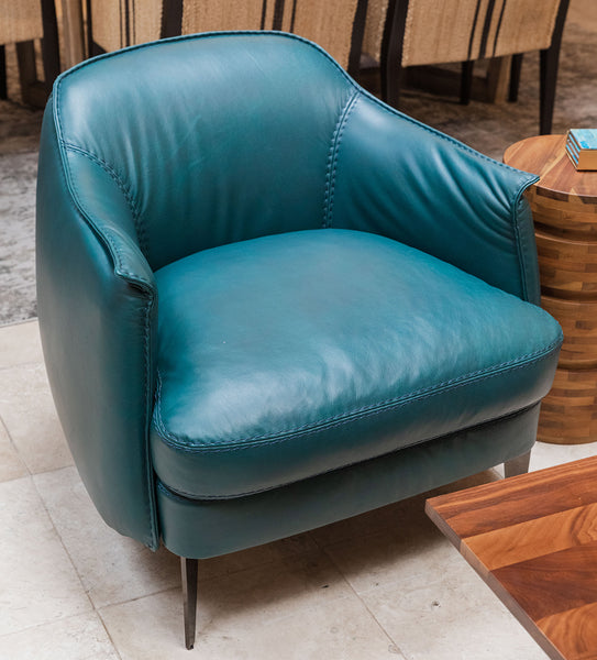 Verona Leather Chair Green