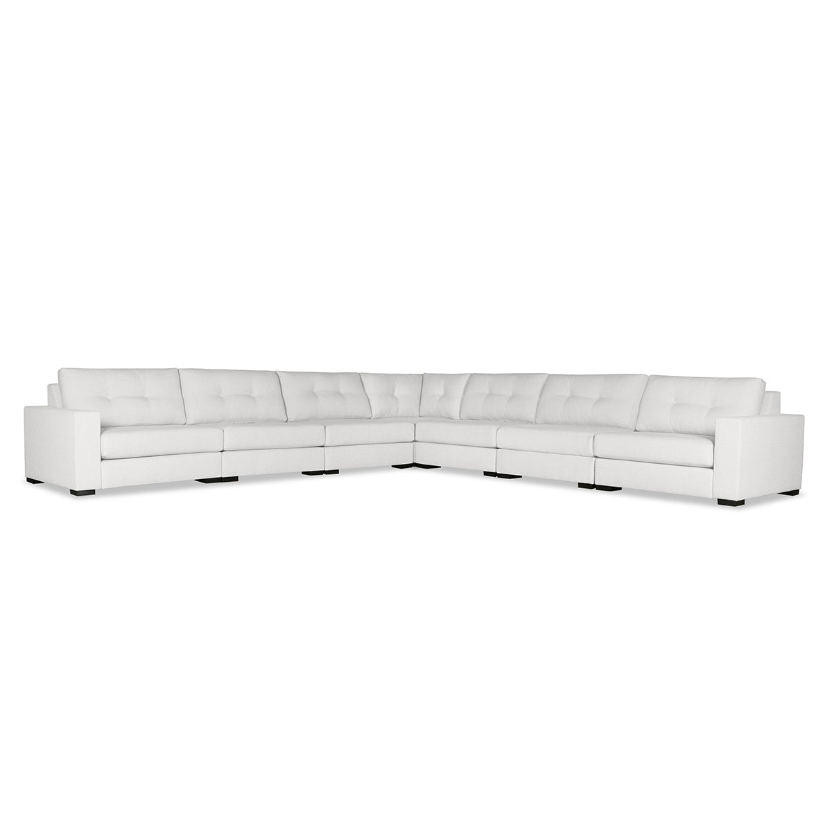 Veranda Buttoned Modular 7-Piece Sectional