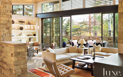 Luxe Interiors Design + Rustica Coffee table