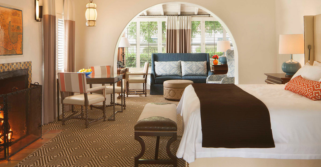 Nativa designed guest room at the La Quinta Resort Club
