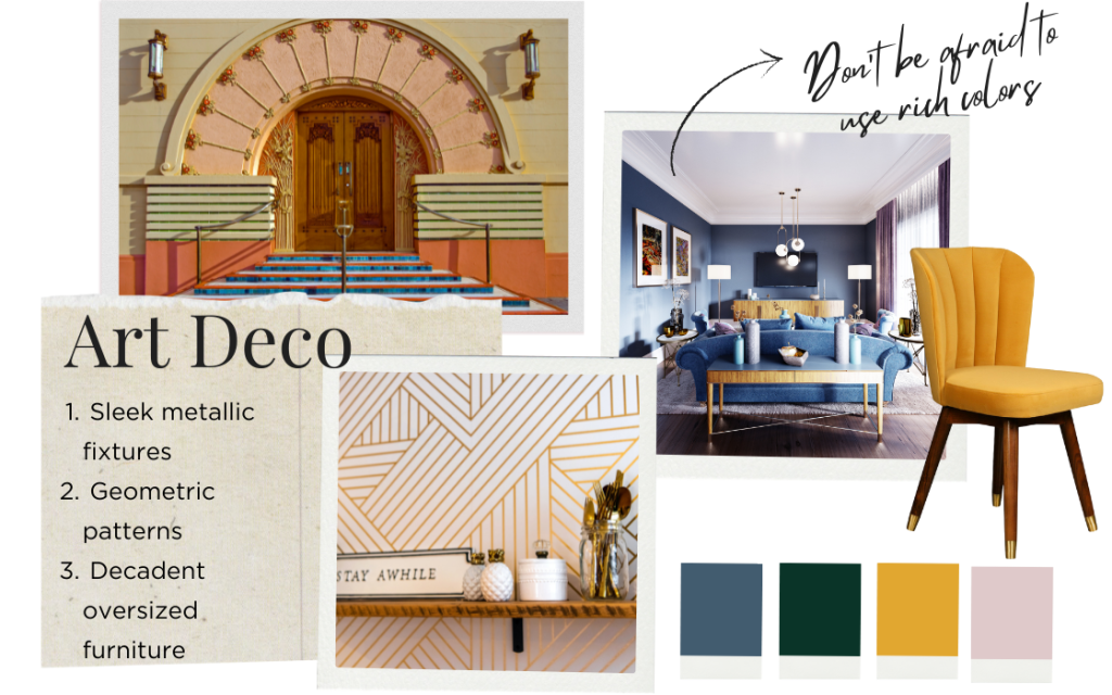Art Deco interior design style ideas