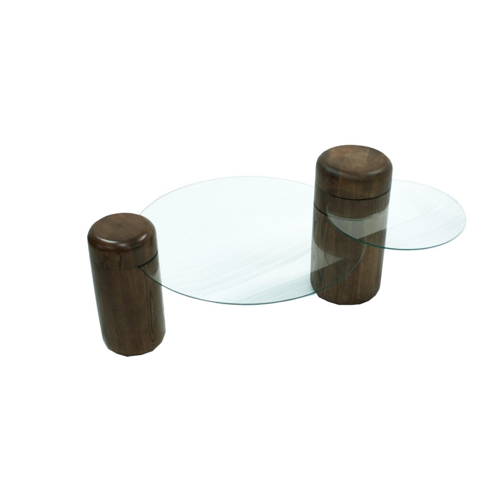 Tiburón Coffee Table with Glass Top - High-End Furniture